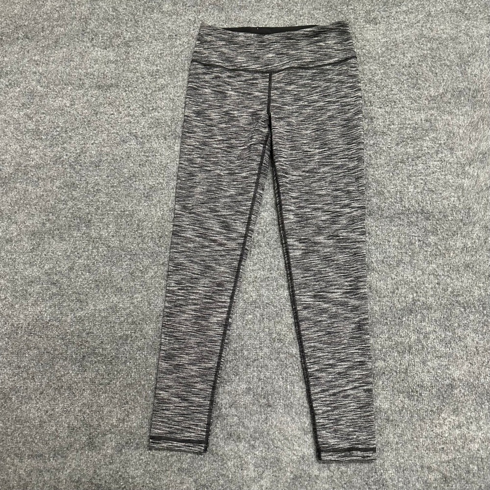 Victoria Sport Leggings Womens Size M Gray Space Dye Knockout Athletic Yoga
